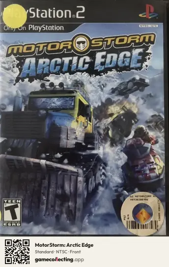 MotorStorm: Arctic Edge PlayStation 2, NTSC box front