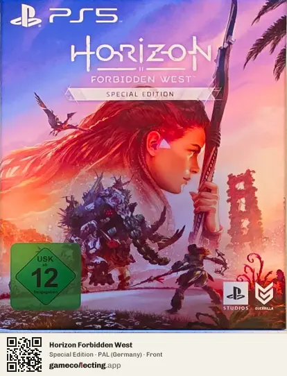 Horizon Forbidden West PlayStation 5, Germany box front