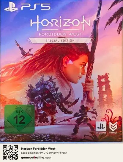 Horizon Forbidden West PlayStation 5, Germany box front