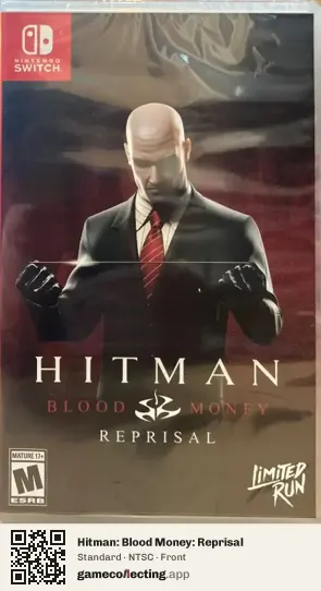 Hitman: Blood Money: Reprisal Nintendo Switch, NTSC box front