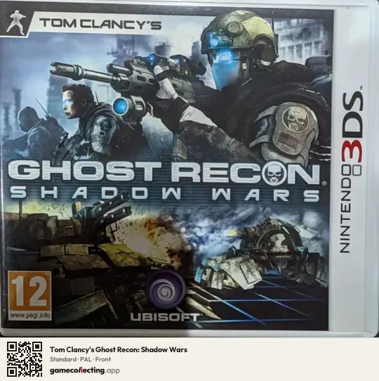 Tom Clancy's Ghost Recon: Shadow Wars Nintendo 3DS, PAL box front