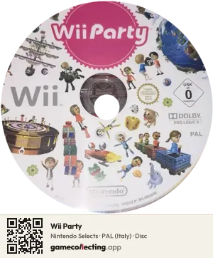 Wii Party Nintendo Wii, PAL disc