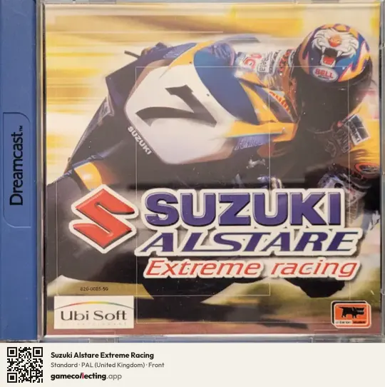 Suzuki Alstare Extreme Racing Sega Dreamcast, United Kingdom box front