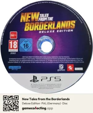 New Tales from the Borderlands PlayStation 5, PAL disc