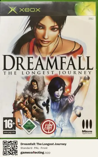 Dreamfall: The Longest Journey Xbox, PAL box front