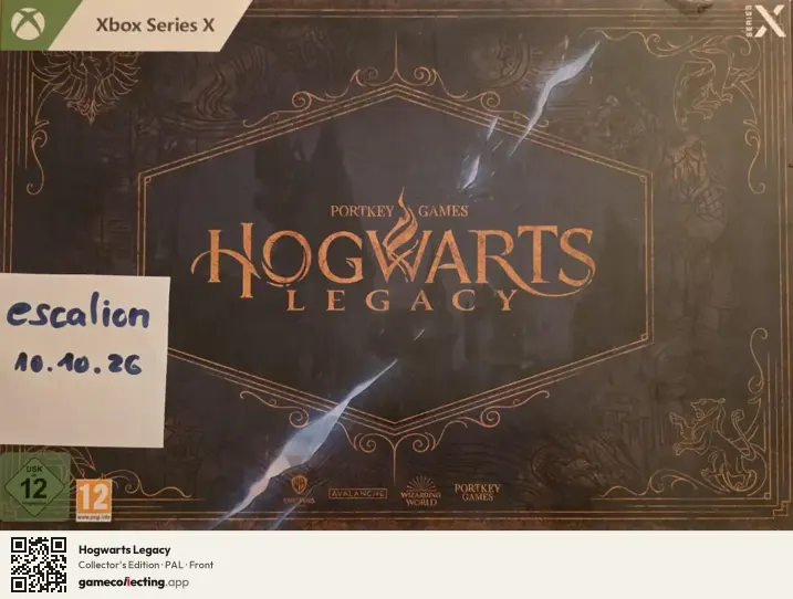 Hogwarts Legacy Xbox Series X, PAL box front