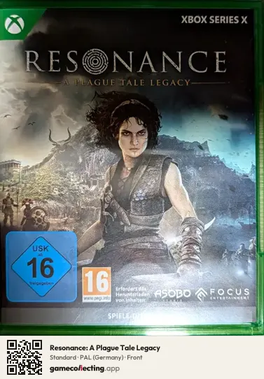 Resonance: A Plague Tale Legacy Xbox Series X, Germany box front
