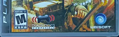 Far Cry 2, the ESRB box on its front