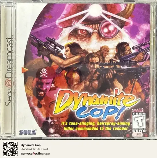Dynamite Cop Sega Dreamcast, NTSC box front