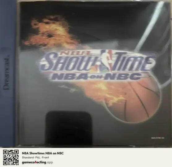 NBA Showtime: NBA on NBC Sega Dreamcast, PAL box front