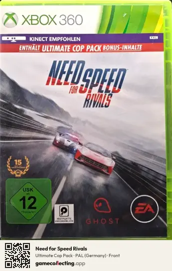 Need for Speed Rivals Xbox 360, Germany box front