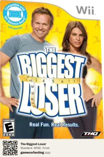 The Biggest Loser Nintendo Wii, NTSC box front