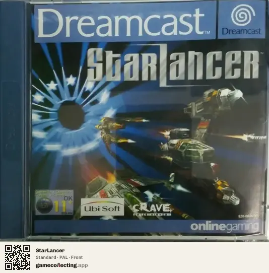 StarLancer Sega Dreamcast, PAL box front