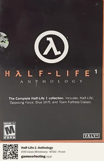 Half-Life 1: Anthology Computer, NTSC box front