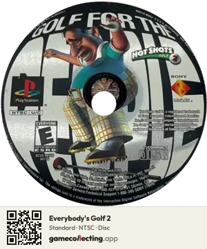Everybody's Golf 2 PlayStation, NTSC disc