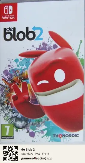 de Blob 2 Nintendo Switch, PAL box front