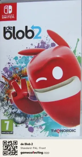 de Blob 2 Nintendo Switch, PAL box front