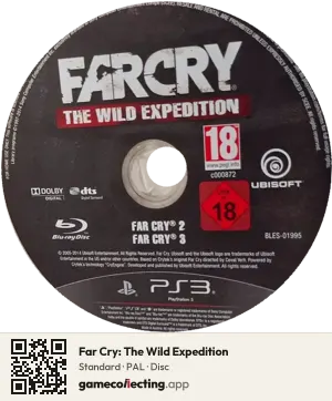 Far Cry: The Wild Expedition PlayStation 3, PAL disc