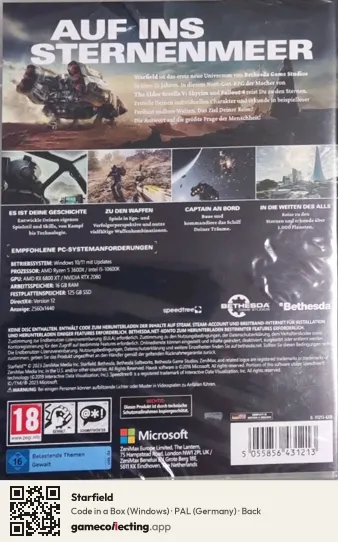 Starfield Computer, Germany box back