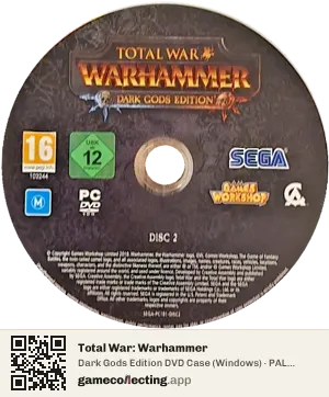 Total War: Warhammer Computer, PAL disc