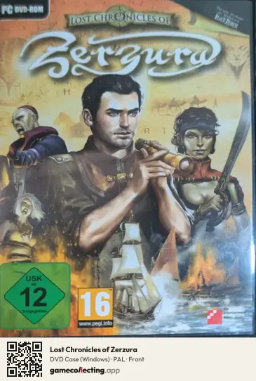 Lost Chronicles of Zerzura Computer, PAL box front