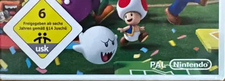 Mario Party 8, the USK square on its front