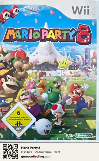 Mario Party 8 Nintendo Wii, Germany box front