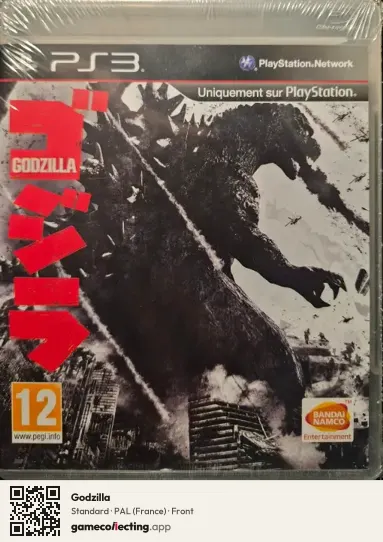 Godzilla PlayStation 3, France box front