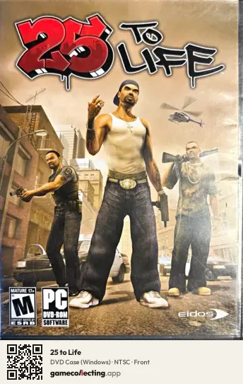 25 to Life Computer, NTSC box front