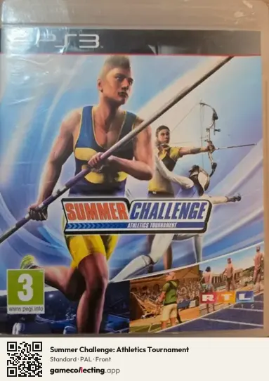Summer Challenge: Athletics Tournament PlayStation 3, PAL box front