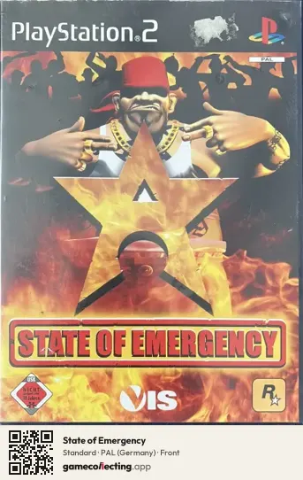 State of Emergency PlayStation 2, Germany box front