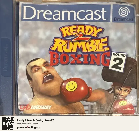Ready 2 Rumble Boxing: Round 2 Sega Dreamcast, PAL box front