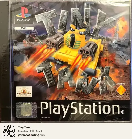 Tiny Tank PlayStation, PAL box front