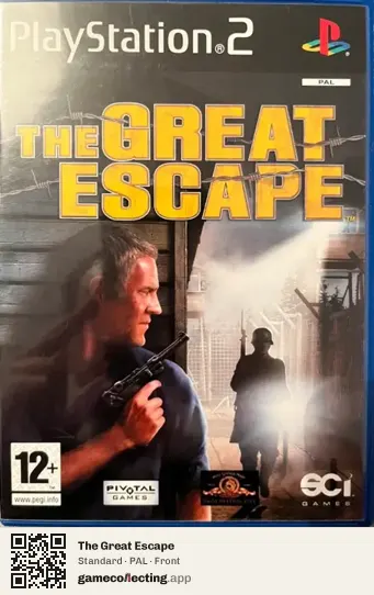The Great Escape PlayStation 2, PAL box front
