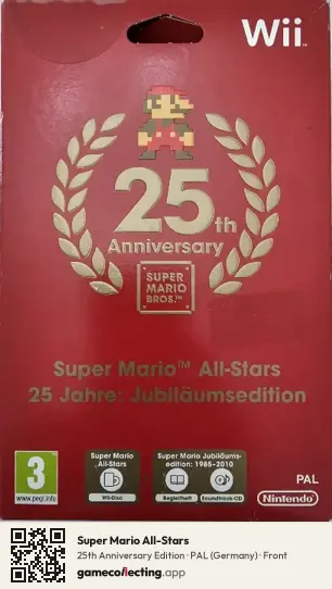Super Mario All-Stars Nintendo Wii, Germany box front