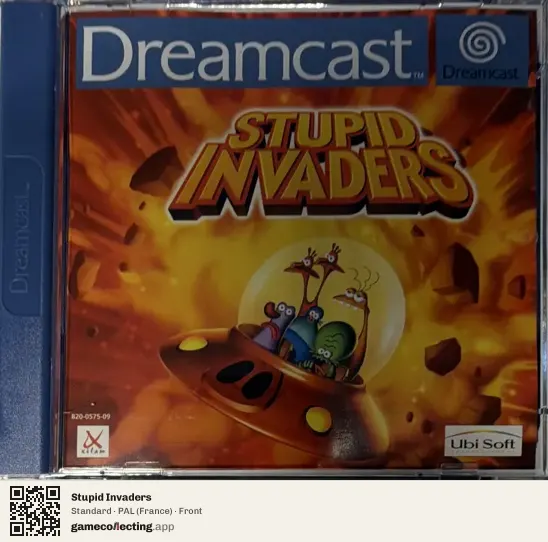 Stupid Invaders Sega Dreamcast, France box front