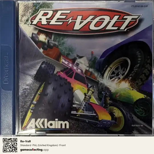 Re-Volt Sega Dreamcast, United Kingdom box front