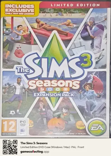 The Sims 3: Seasons Computer, PAL box front