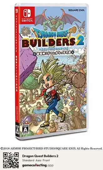 Dragon Quest Builders 2 Nintendo Switch, Asia box front