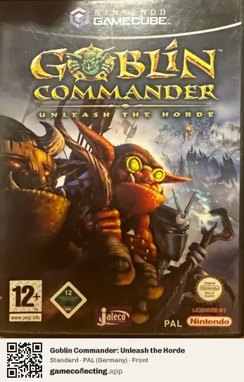Goblin Commander: Unleash the Horde Nintendo GameCube, Germany box front