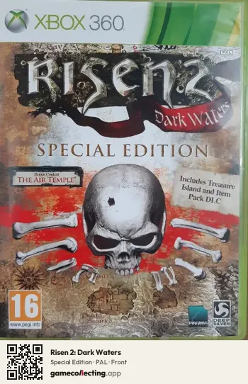 Risen 2: Dark Waters Xbox 360, PAL box front
