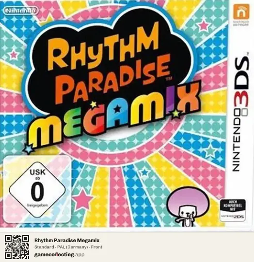 Rhythm Paradise Megamix Nintendo 3DS, Germany box front