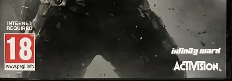 Call of Duty: Infinite Warfare, the USK square on its front