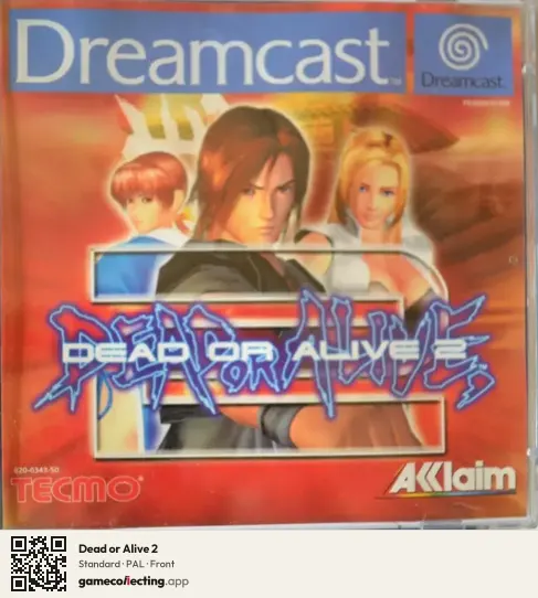 Dead or Alive 2 Sega Dreamcast, PAL box front