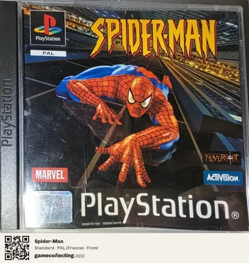 Spider-Man PlayStation, France box front