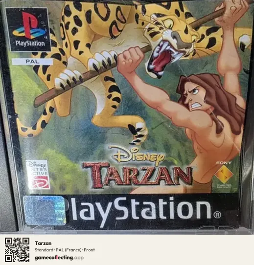 Tarzan PlayStation, France box front