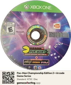 Pac-Man Championship Edition 2 + Arcade Game Series Xbox One, NTSC disc