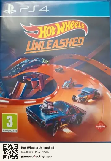 Hot Wheels Unleashed PlayStation 4, PAL box front