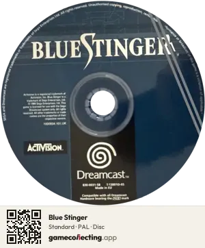 Blue Stinger Sega Dreamcast, PAL disc