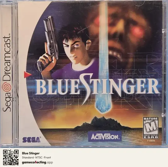 Blue Stinger Sega Dreamcast, NTSC box front